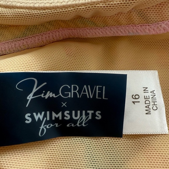 Km Gravel Swimsuits For All Women’s Pink Floral Swim Dress - Picture 4 of 10